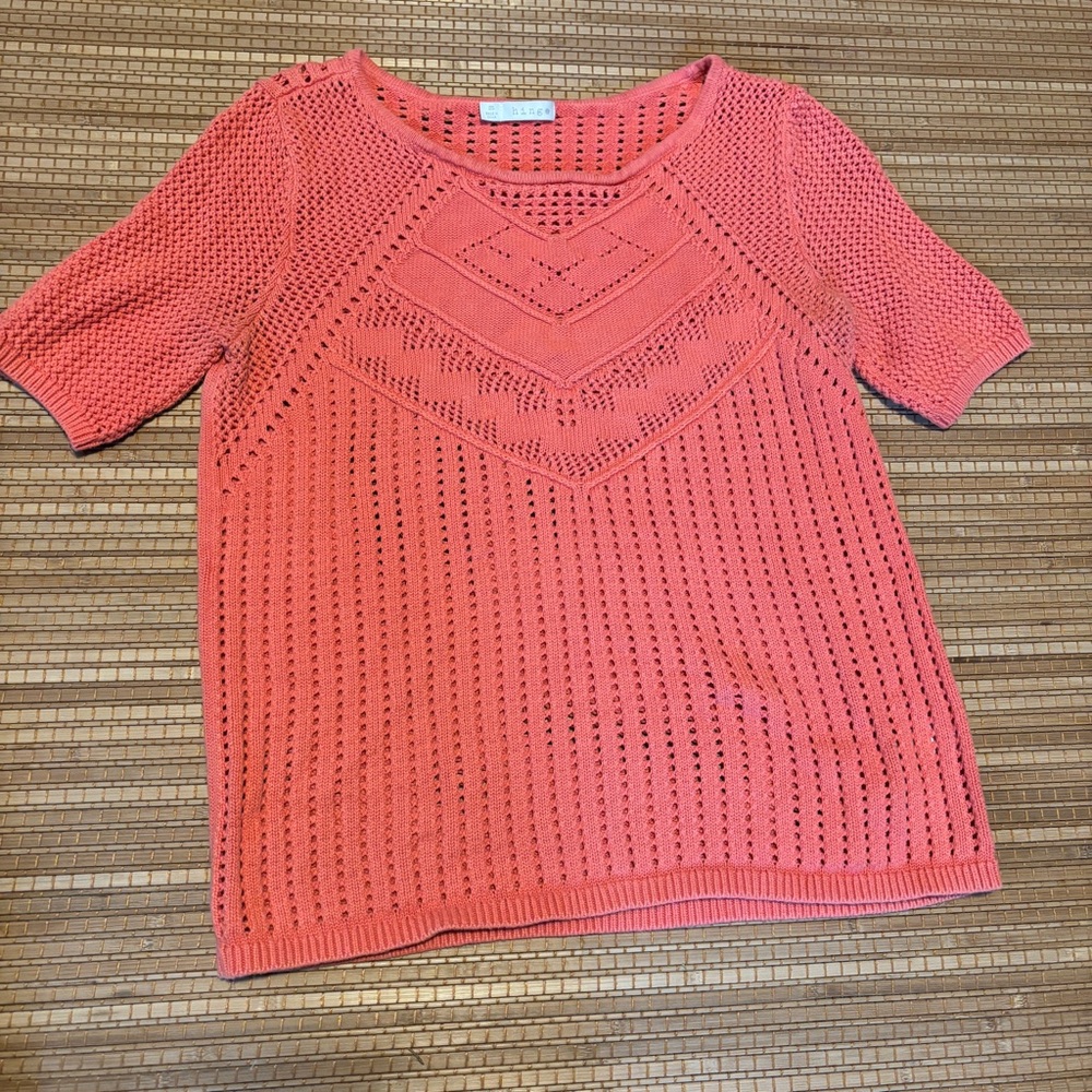 Hinge sweater open knit size m